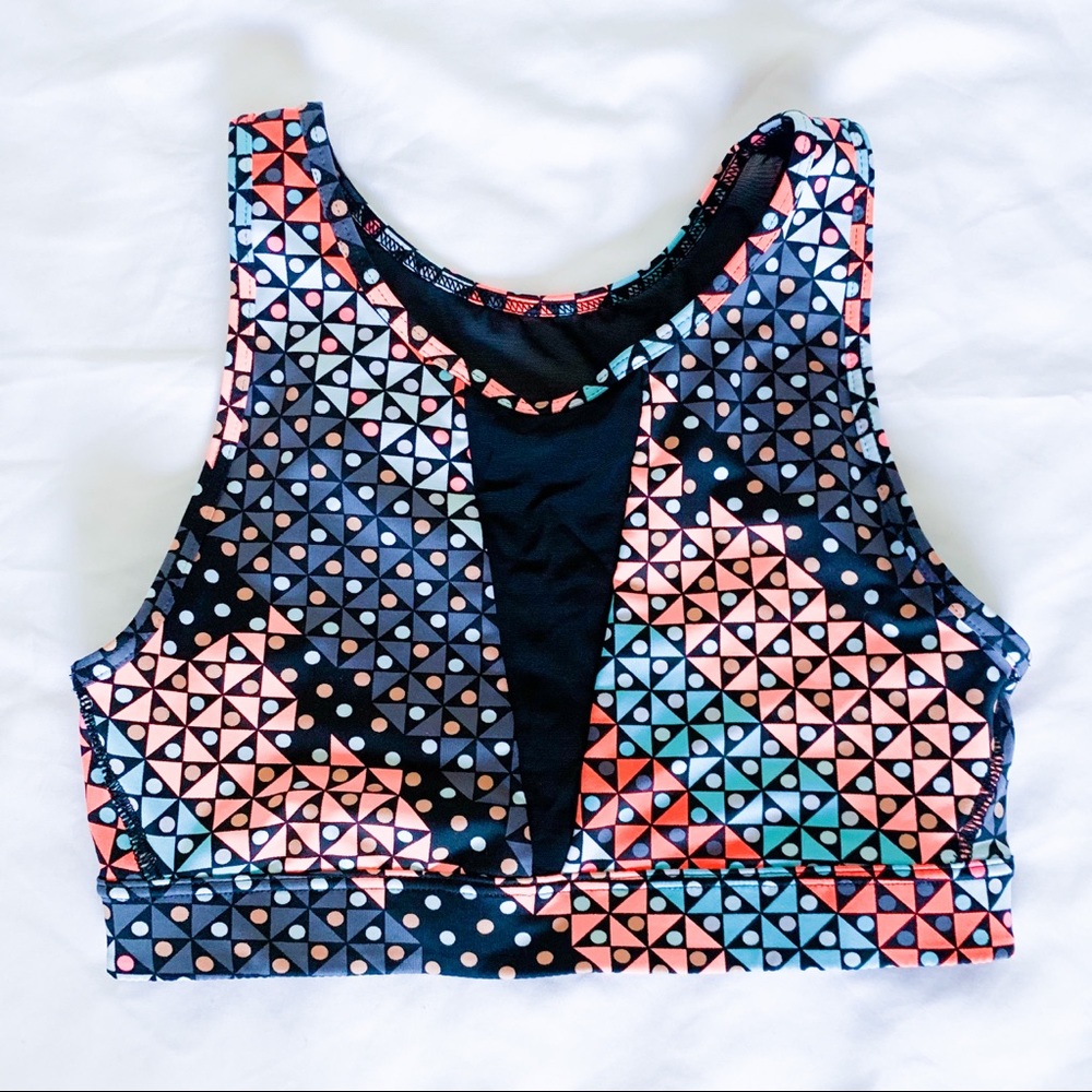 Victoria’s Secret XS Colorful Mesh Sports Bra